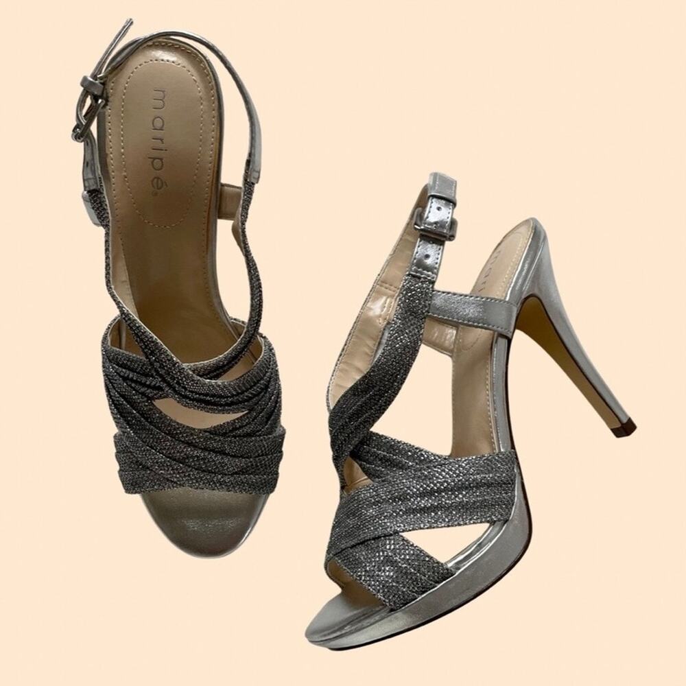 Maripé Sparkly Heels Size 7.5